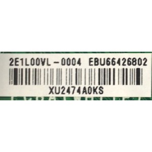 MAIN PARA SMART TV / NUMERO DE PARTE EBU66426802 / EAX69073303 / XU2474A0KS / 2E1L00VVL-0004 / MODELO 43UT672M0UC
